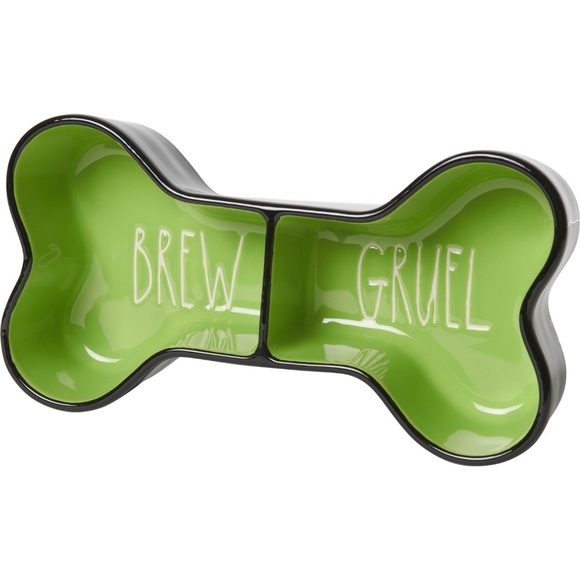 Rae Dunn BREW | GREUL Dog Food Bowl and Water Dish - Picture 1 of 2